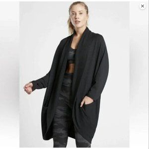 Athleta Ethereal Cocoon Wrap Cardigan L / XL Pockets 980125